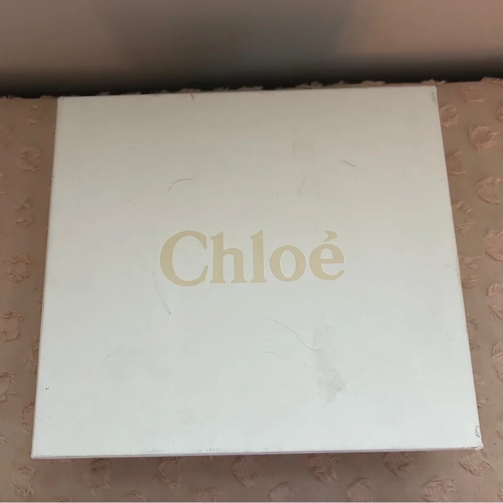 Chloe Wedge Lace Up Leather Heeled Ankle Boot Scallop Detail Black Leather 39 - Picture 13 of 15